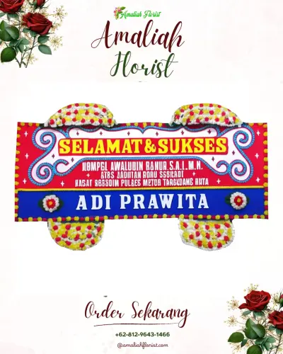 Karangan Bunga Ucapan Selamat kadubadak